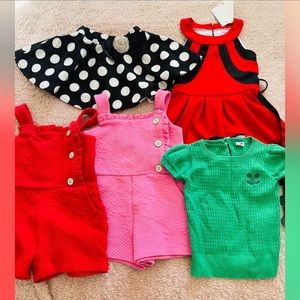 Large lot of toddler girl 2t-3t clothes. Mostly Janie & Jack.